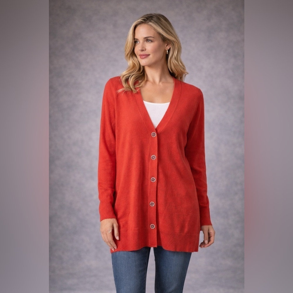 - Tory Burch wool cardigan size XL new